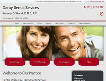 Tablet Screenshot of darbydentalservices.com